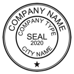 company seal template
